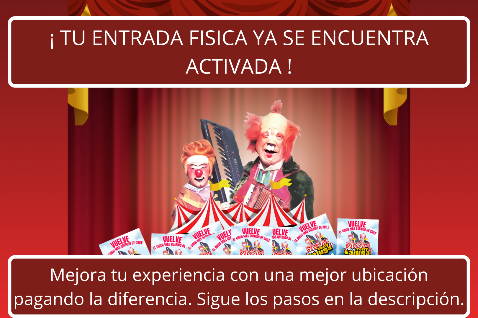 ¡ACTIVA TU ENTRADA!