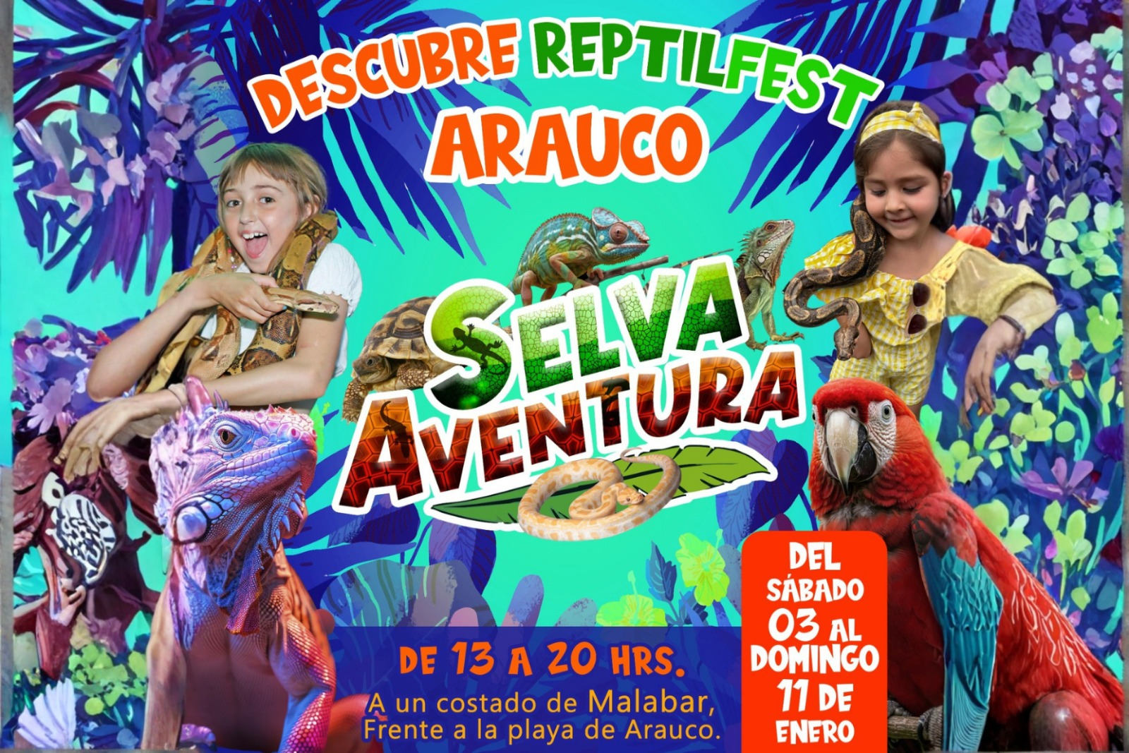 Descubre REPTILFEST | Arauco