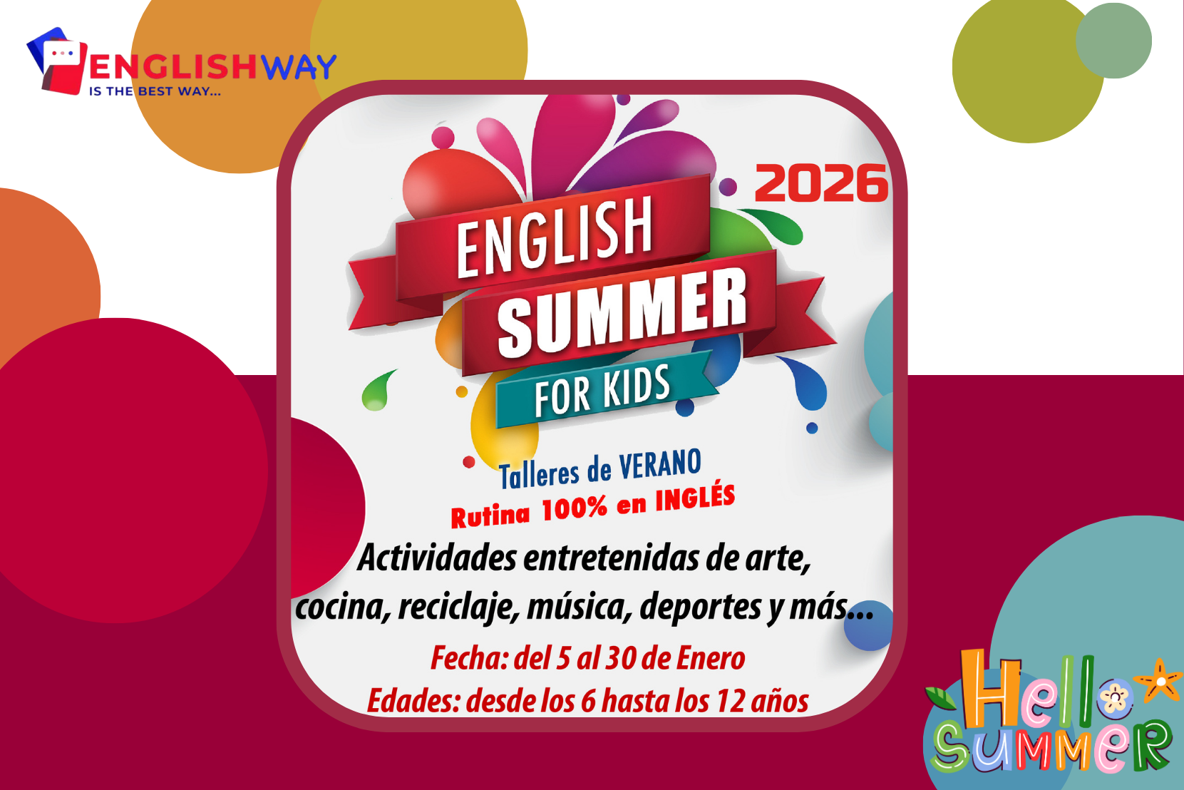English Summer for Kids 2026 | English way