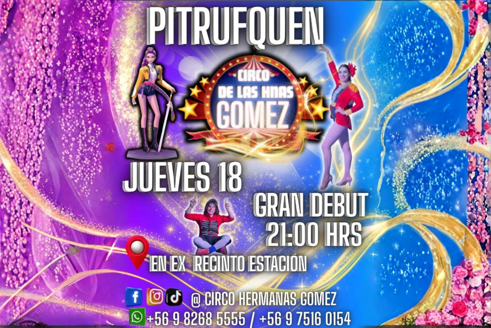 Circo Hermanas Gómez en Pitrufquen