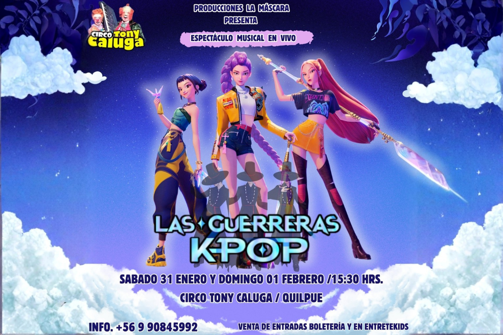 Las Guerreras K-Pop en Circo Tony Caluga Quilpue