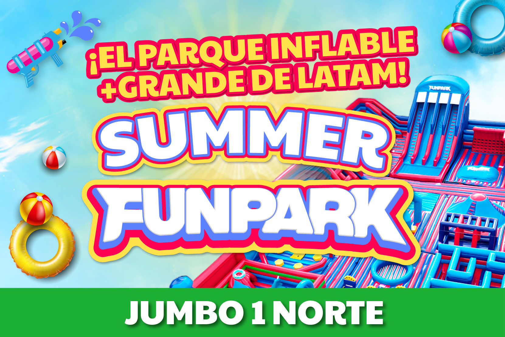 FUNPARK, La Experiencia Inflable Más Grande - Viña del Mar