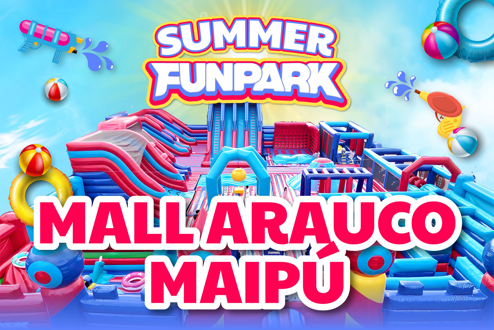 FUNPARK, La Experiencia Inflable Más Grande - Arauco Maipú