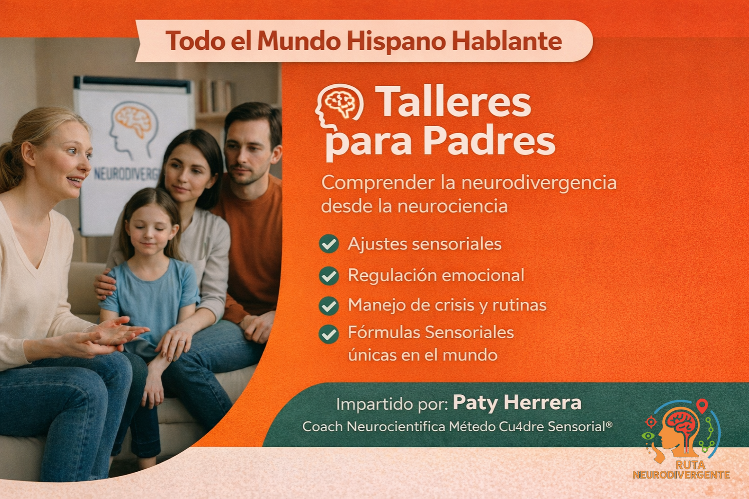 Talleres para Padres - Comprender la neurodivergencia desde la neurociencia