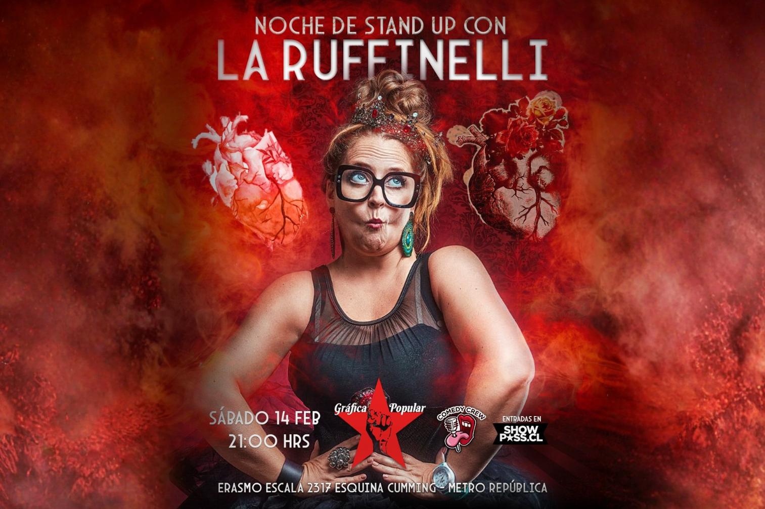 Noche de Stand Up con LA RUFFINELLI - 14 de Febrero | Evenclub