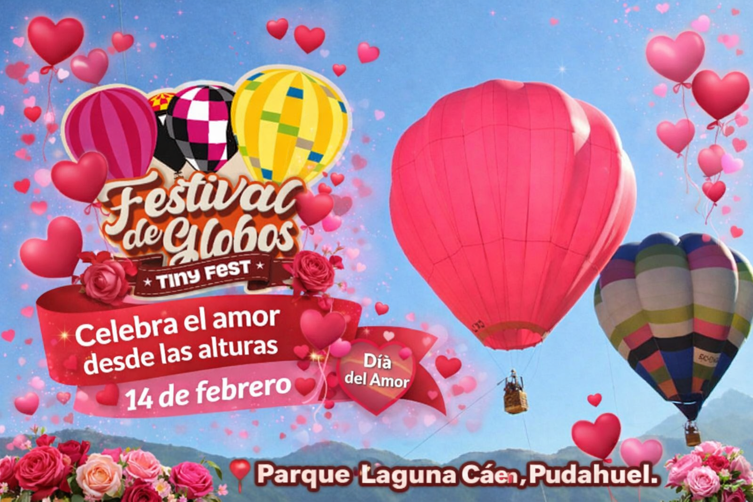 Celebra el día del amor viendo el amanecer en Globo Aventura: 14 de Febrero