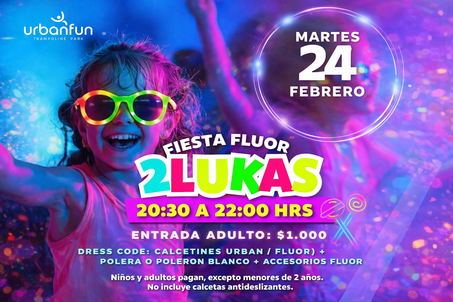 FIESTA FLUOR  2LUKAS - 24 de Febrero