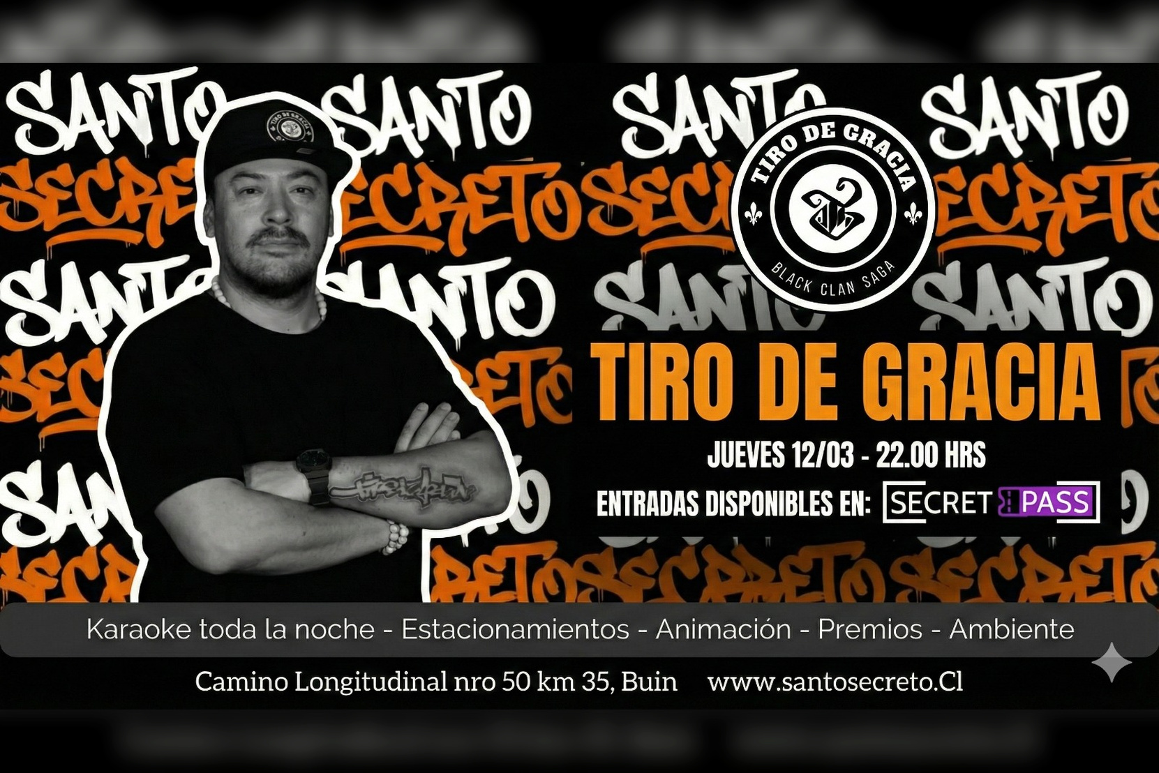Tiro de Gracia en Santo Secreto - 12 de Marzo