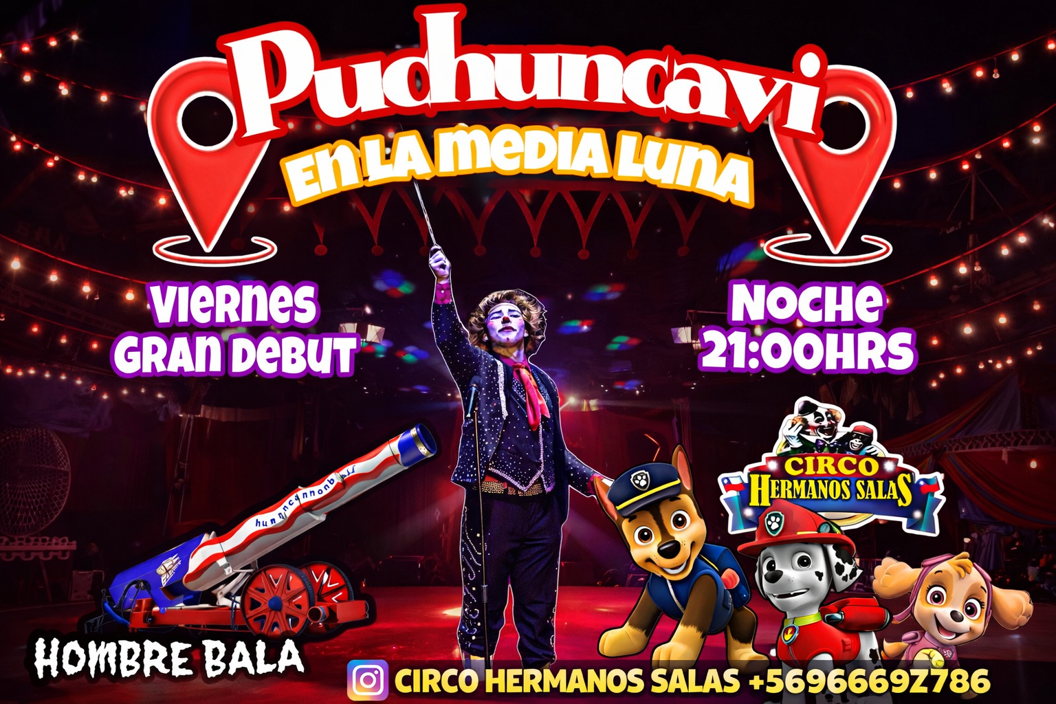 Circo Hermanos Salas en Puchuncavi