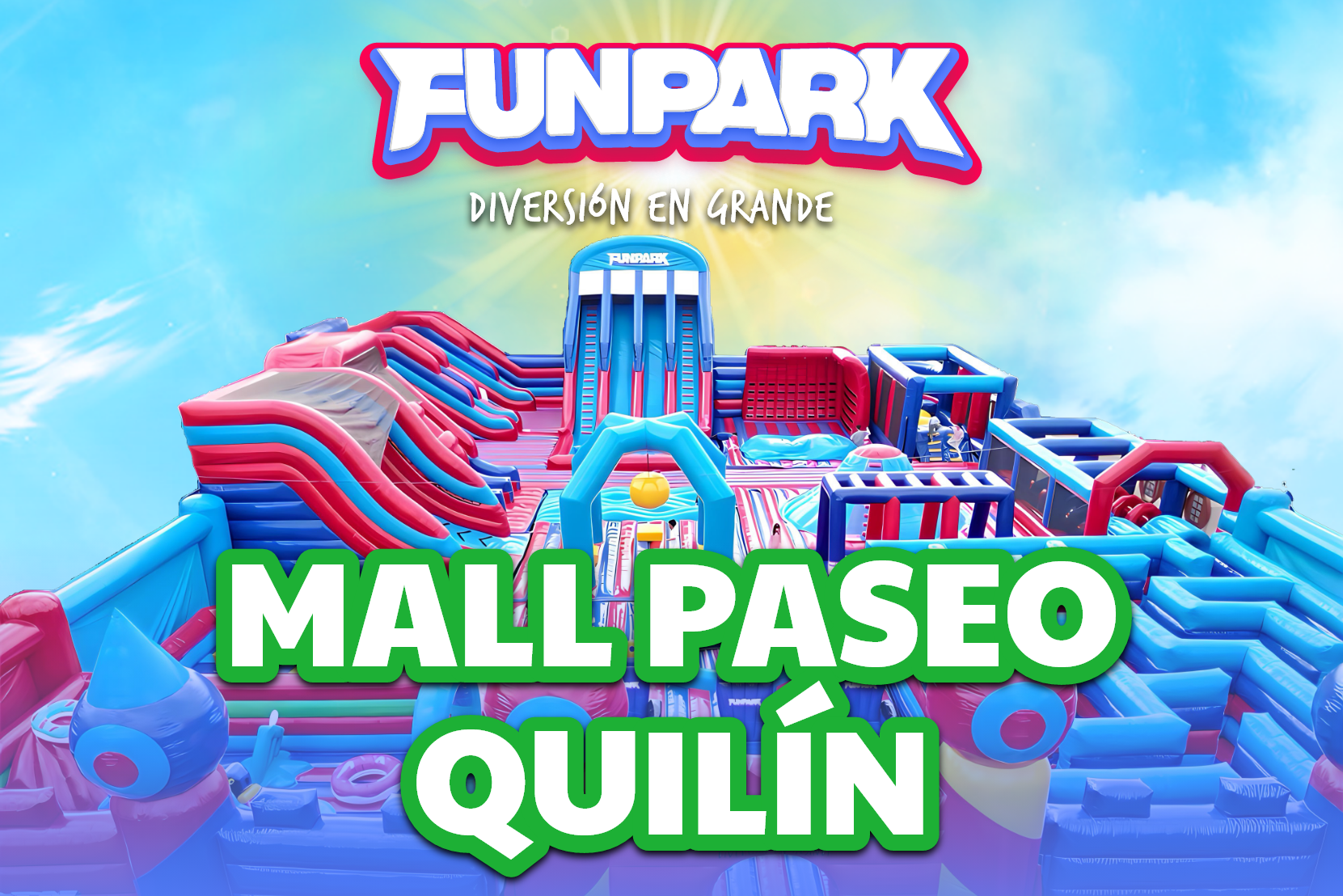 FUNPARK, La Experiencia Inflable Más Grande - Paseo Quilín