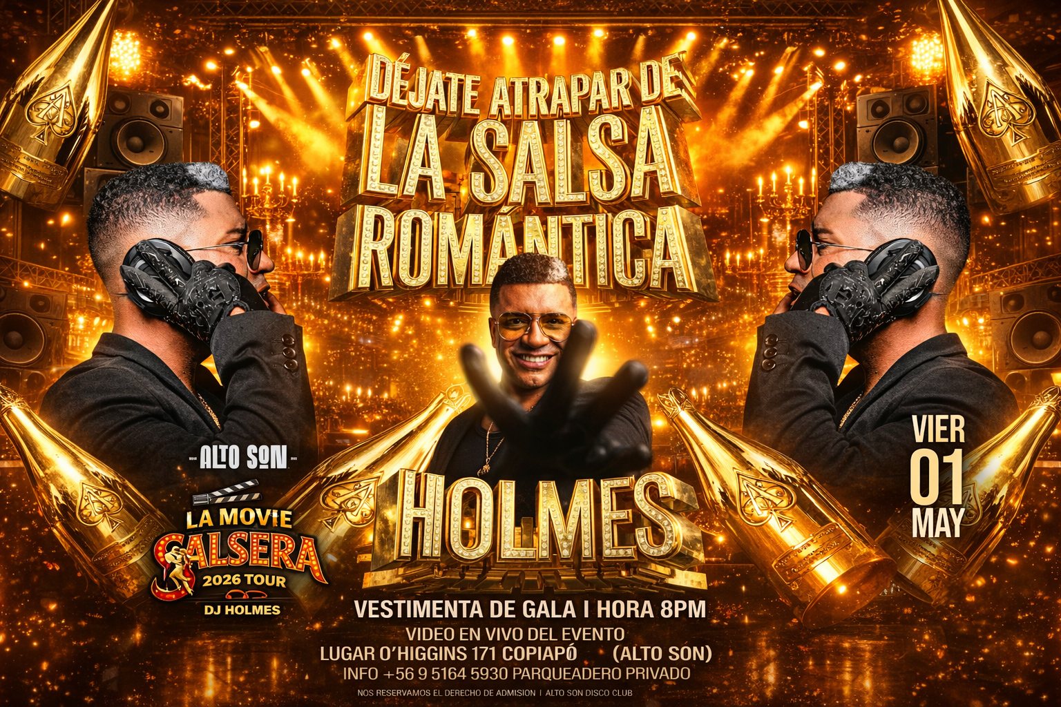 Déjate atrapar de La Salsa Romántica - HOLMES - Viernes 1 de Mayo
