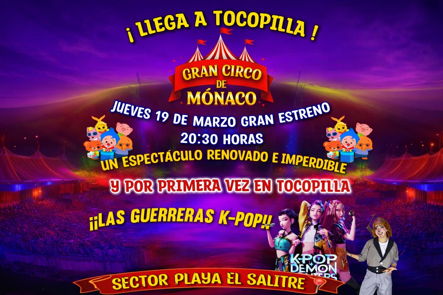 Gran Circo Mónaco en Tocopilla