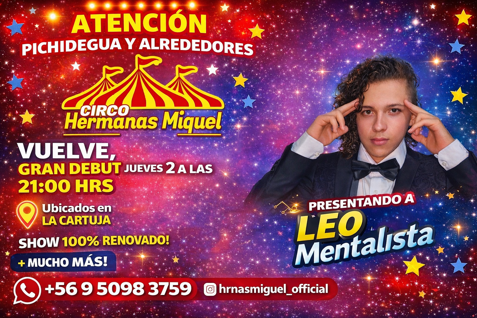 ¡Circo Hermanas Miquel en Pichidegua!