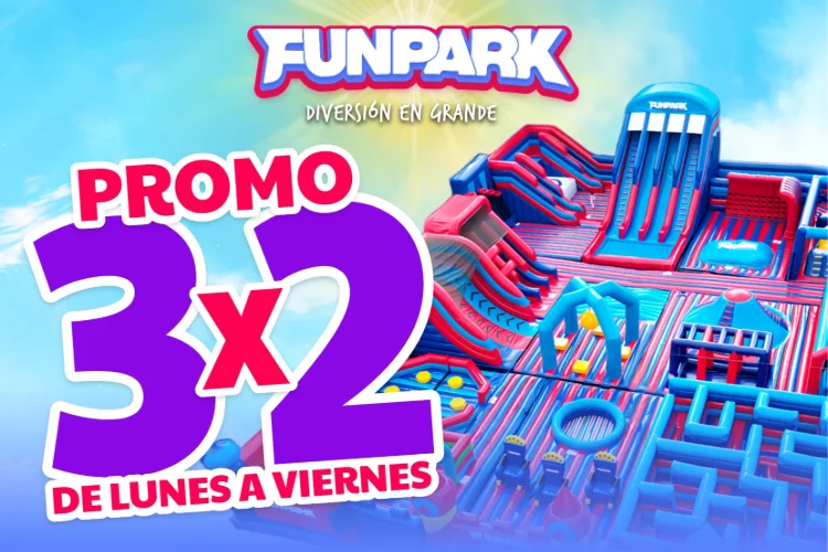 FUNPARK La Experiencia Inflable Más Grande | 3x2 Lunes a Viernes ABRIL 2026