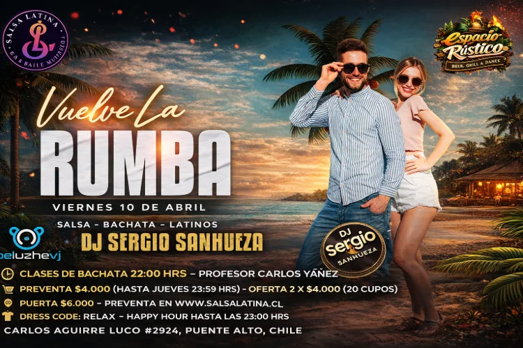 Vuelve la Rumba en Salsa Latina💃🕺10 de Abril