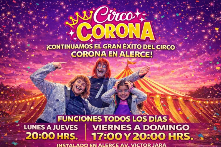 El Gran Circo Corona llega a Alerce