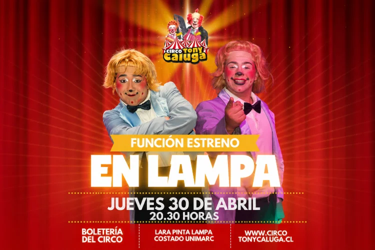 Circo Tony Caluga llega a Lampa