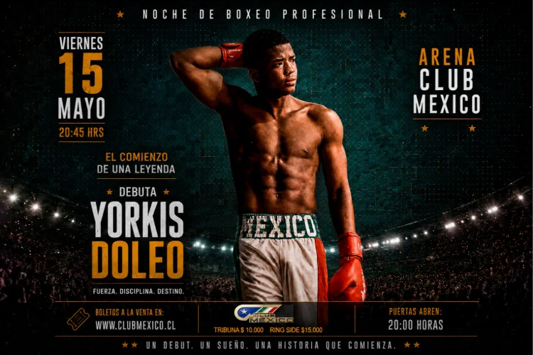 🥊 NOCHE DE BOXEO PROFESIONAL🥊 15 de Mayo