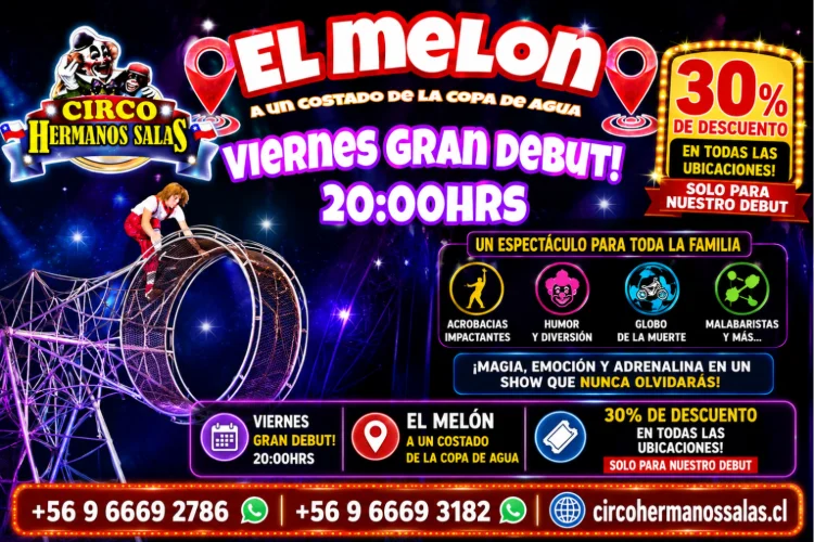 Circo Hermanos Salas en El Melón