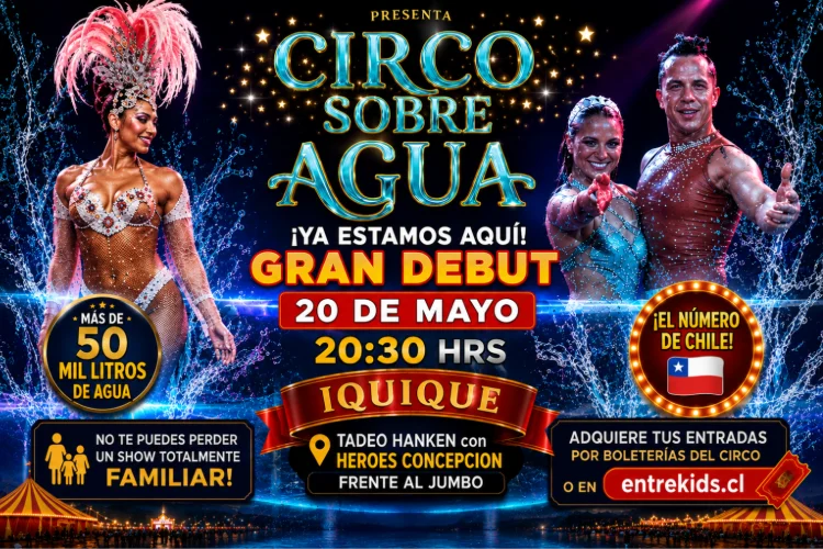 Circo Sobre Agua llega a Iquique