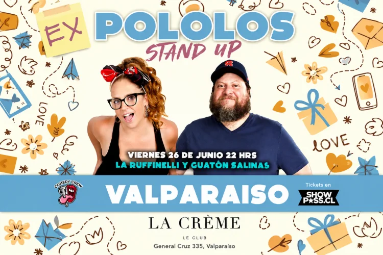 EX POLOLOS STAND UP - LA RUFFINELLI Y EL GUATON SALINAS - 26 DE JUNIO