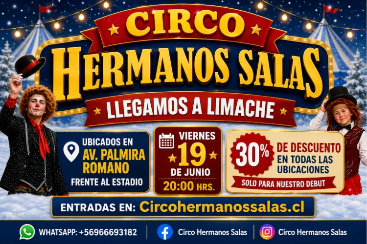 Circo Hermanos Salas llega a Limache
