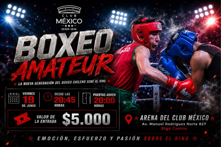 Boxeo Amateur en Club México 🥊🔥 19 de Junio
