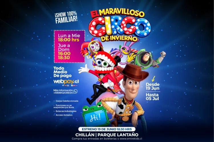 El Maravilloso Circo de Invierno - Parque Lantaño, Chillán
