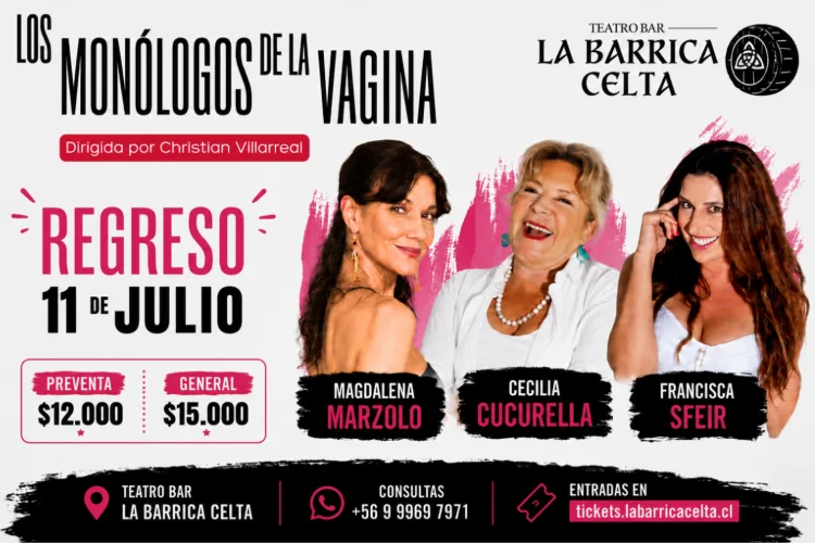 LOS MONÓLOGOS DE LA VAGINA - 11 de Julio