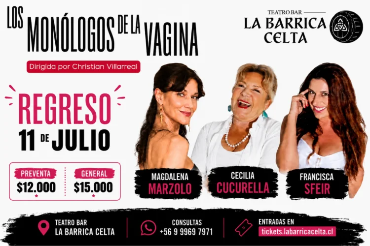 LOS MONÓLOGOS DE LA VAGINA - 11 de Julio