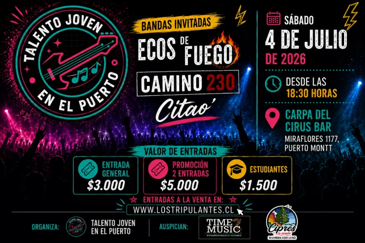 Talento Joven en el Puerto - 4 de Julio