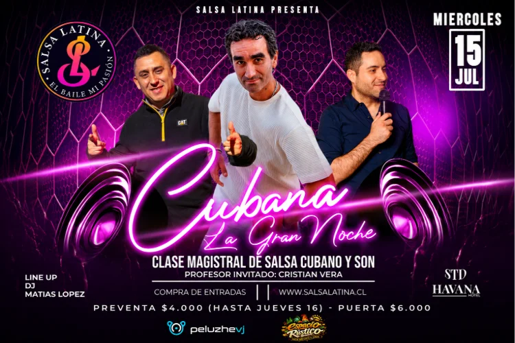 La Gran Noche Cubana 💃💃 15 de Julio