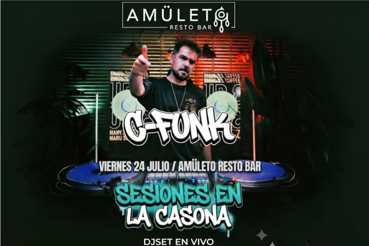Sesiones en la Casona - C-Funk en Amuleto Restobar - 24 de Julio