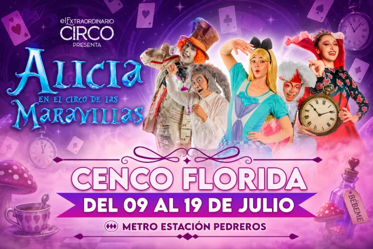 Alicia en el Circo de las Maravillas con El Extraordinario Circo