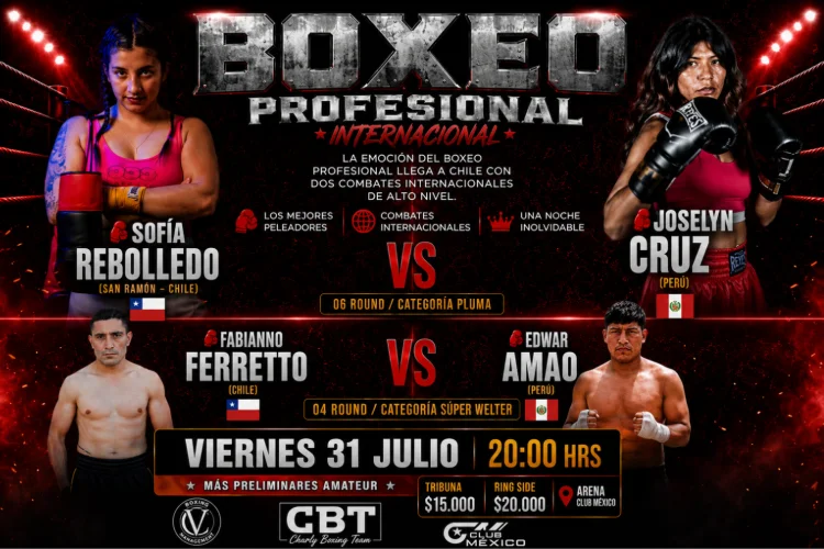 Boxeo Profesional Internacional - 31 de Julio