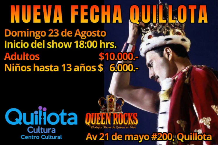 Queen Rocks, El Mejor Show de Queen en Vivo - 23 de Agosto