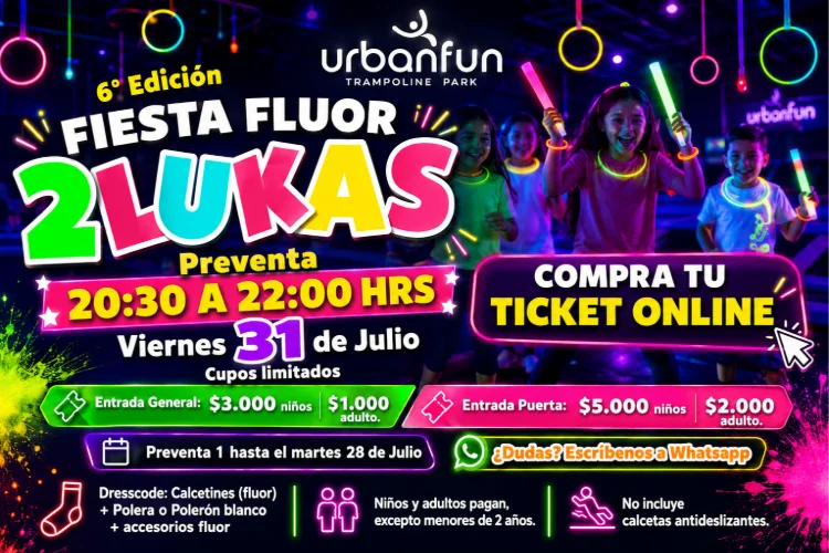 FIESTA FLUOR 2LUKAS - 31 de Julio