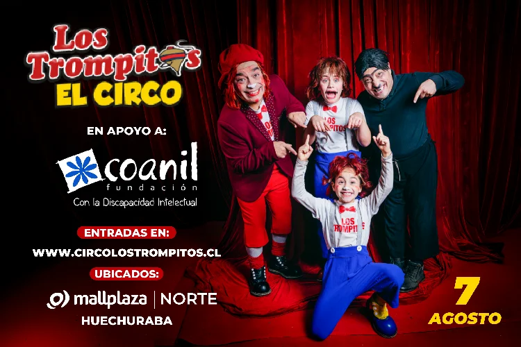 Funcion a Beneficio COANIL en el Circo Los Trompitos - 7 de Agosto