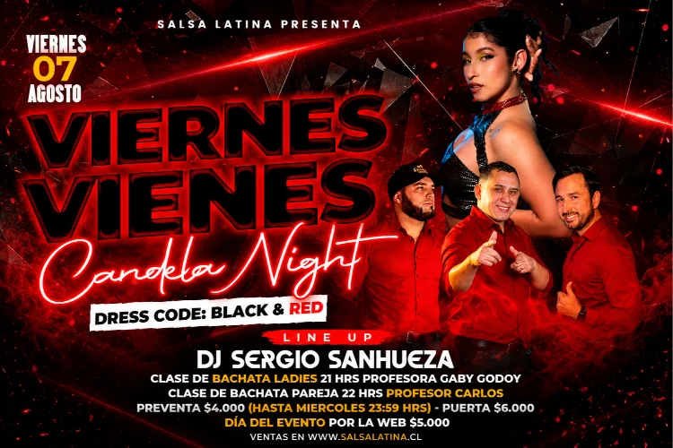 🔥💃 ¡LLEGA CANDELA NIGHT! 🕺🔥 7 de Agosto