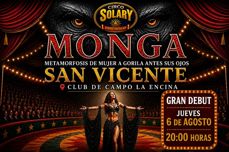 Monga en Circo Solary llega a San Vicente