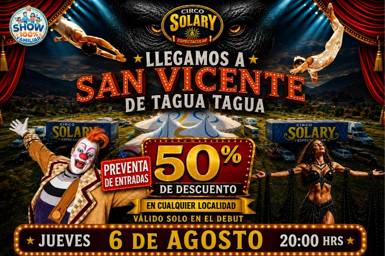 Monga en Circo Solary llega a San Vicente