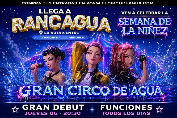 El Gran Circo de Agua llega a Rancagua