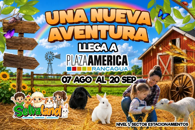 Selvaland, una nueva aventura llega a Plaza America - Rancagua