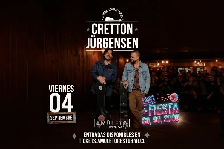 LA FOGATA con Jürgensen & Cretton en vivo! 🔥🎸 4 de Septiembre en Amuleto