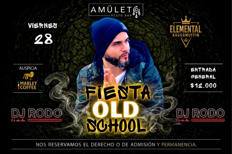 Fiesta Old School en Amuleto Restobar - 28 de Agosto