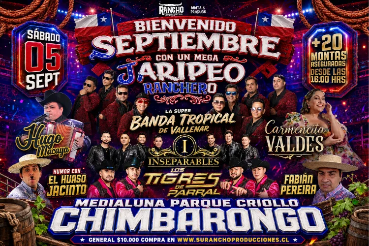 Mega Jaripeo Ranchero Bienvenido Septiembre #2 - 5 de Septiembre