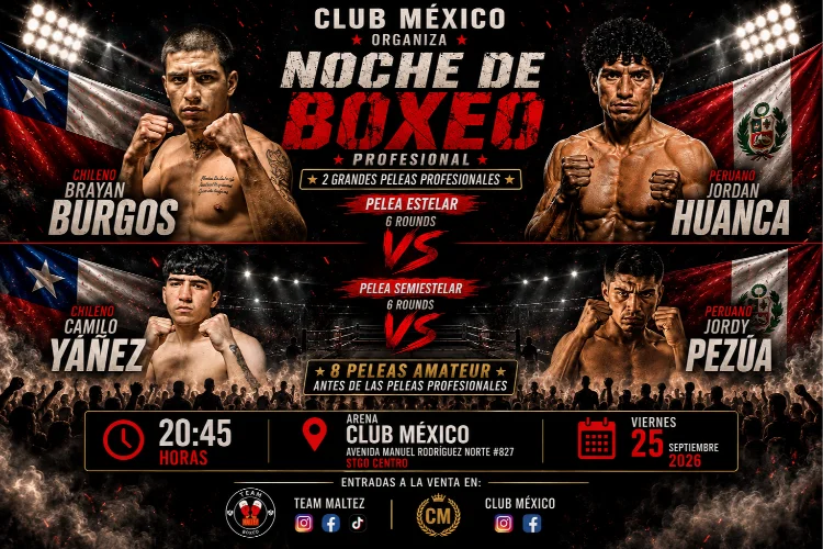 Noche de Boxeo Profesional - 25 de Septiembre