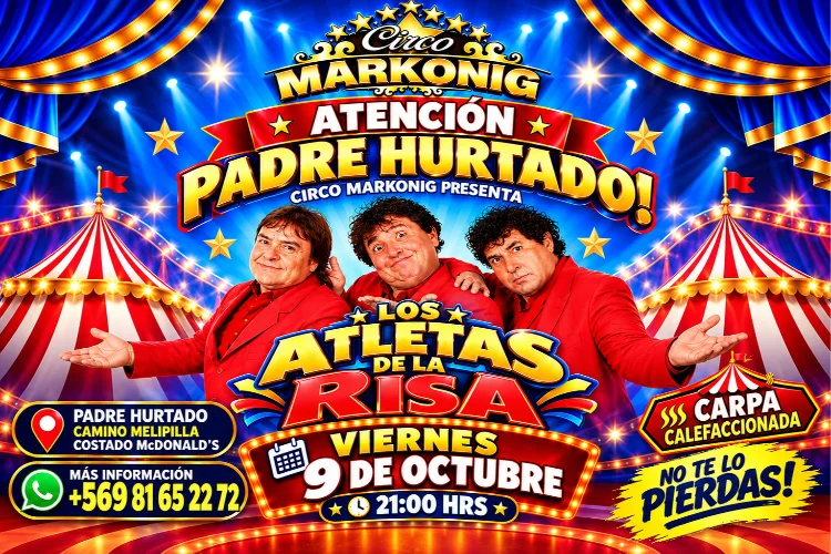 Los Atletas de la Risa llega a Circo Markonig - 9 de Octubre