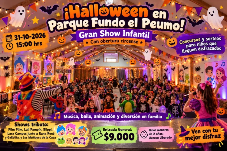 ¡Halloween se vive en Fundo El Peumo!🎃  31 de Octubre