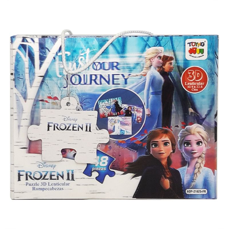 3 Puzzle 3D 48 Piezas Frozen EntreKids